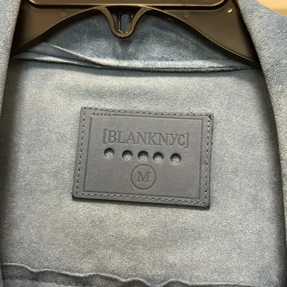 Blank NYC Blue Suede Jacket - Picture 3 of 3